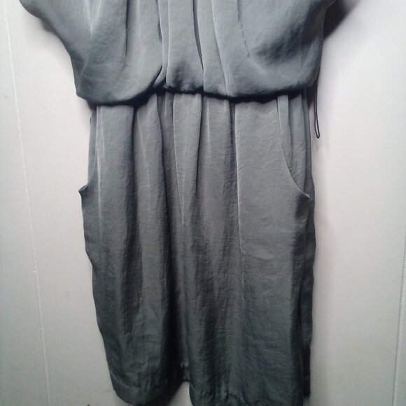 City Triangles Dress M Short Sleeve Pockets Green - Picture 11 of 15